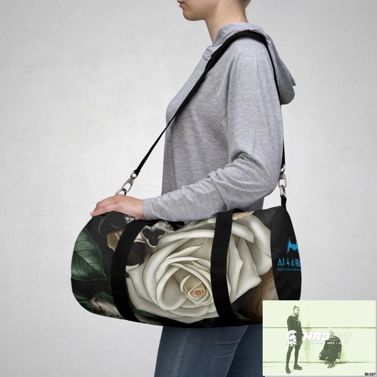 A1 4 A Reason Gothic Skulls & Roses Duffel Bag Bags