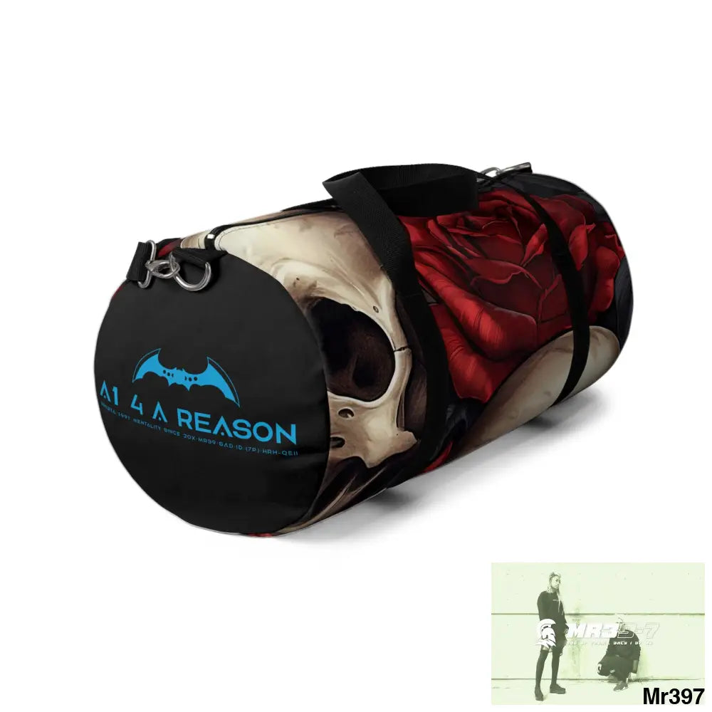 A1 4 A Reason Gothic Skulls & Roses Duffel Bag Bags