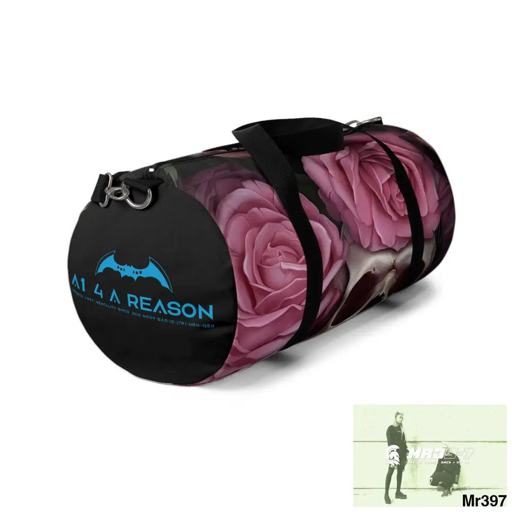 A1 4 A Reason Gothic Skulls & Roses Duffel Bag Bags