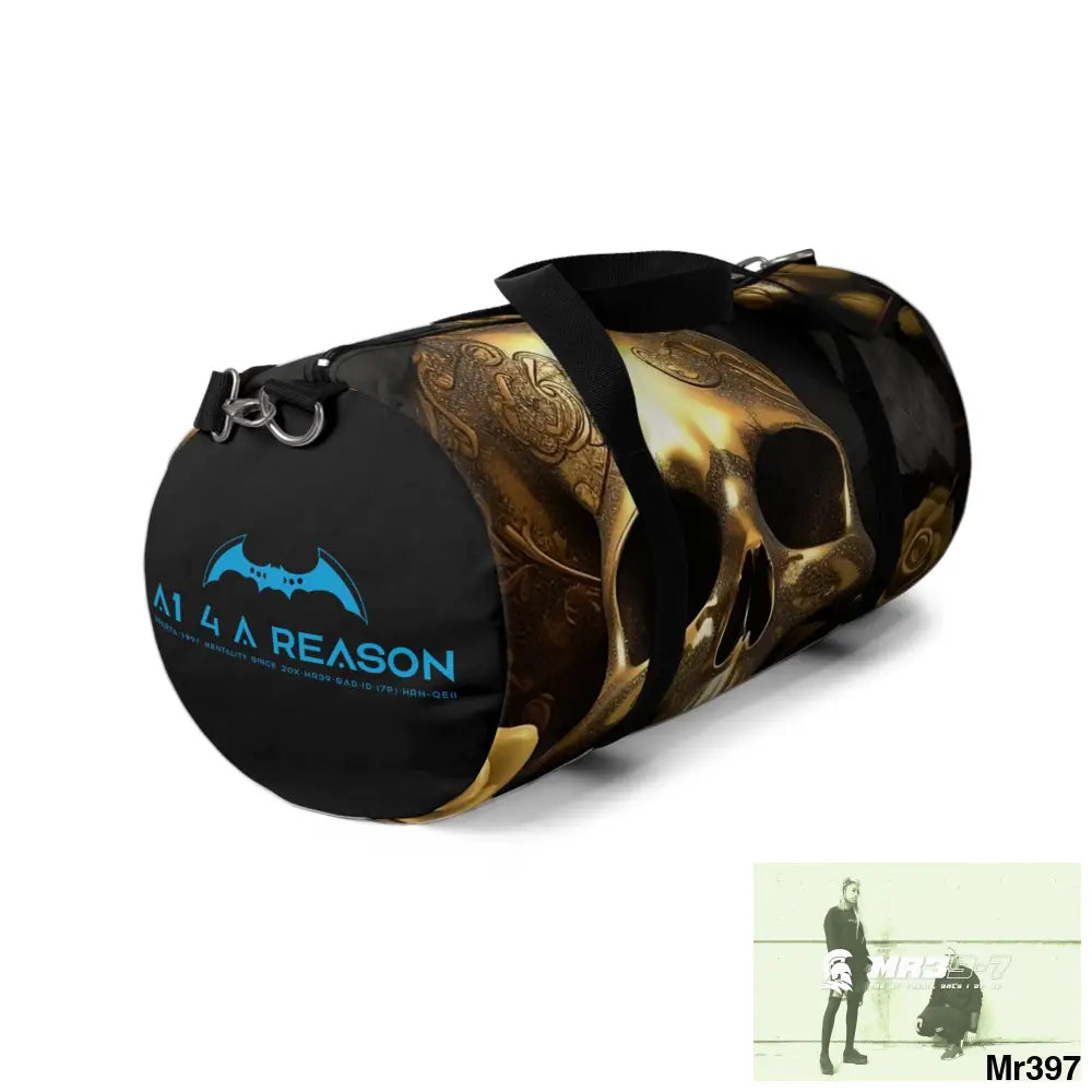 A1 4 A Reason Gothic Skulls & Roses Duffel Bag Bags