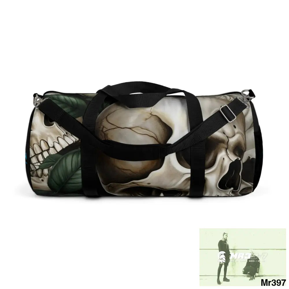 A1 4 A Reason Gothic Skulls & Roses Duffel Bag Large Bags