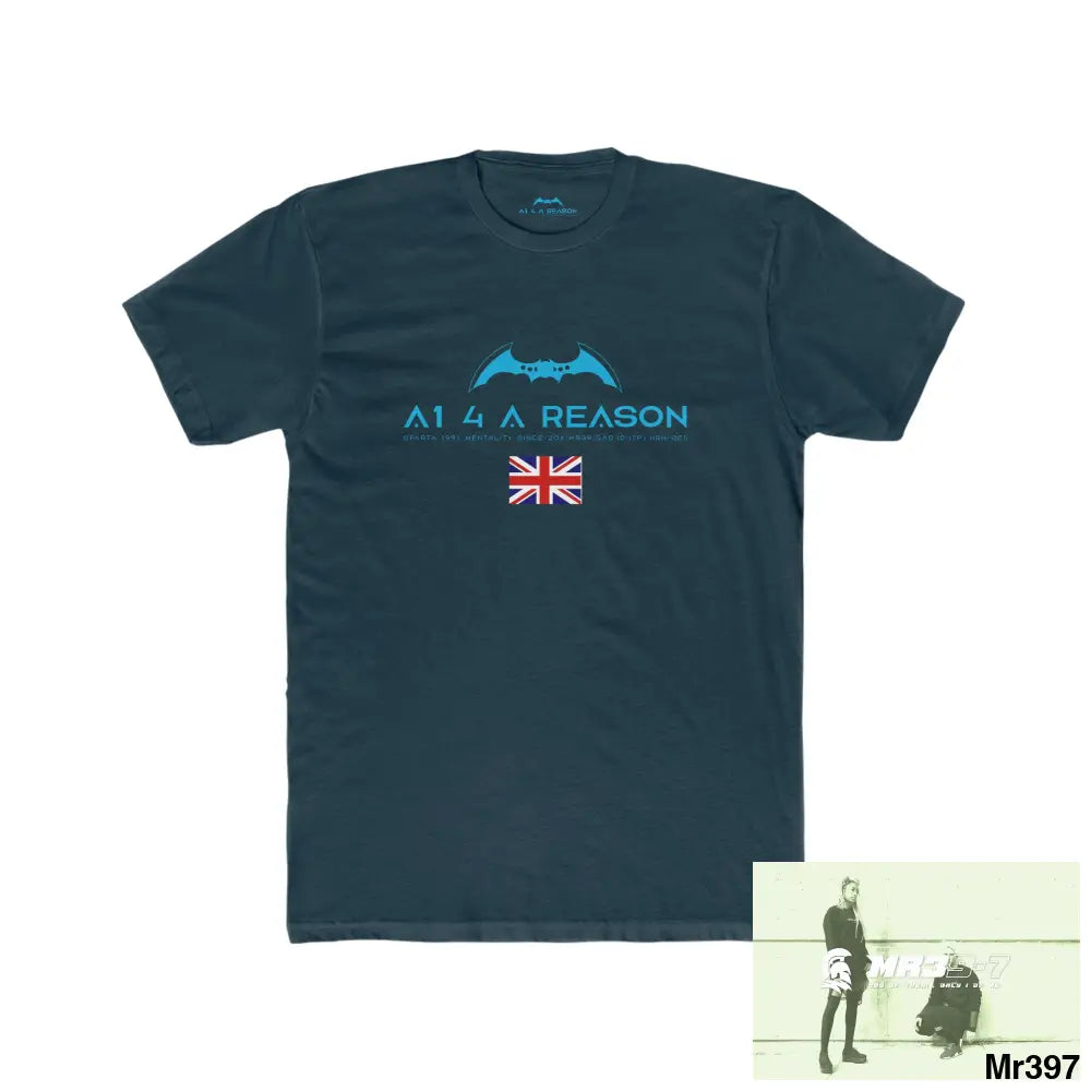 A1 4 A Reason I /We Own Predators Men’s Cotton Crew Tee Solid Midnight Navy / XS T-Shirt