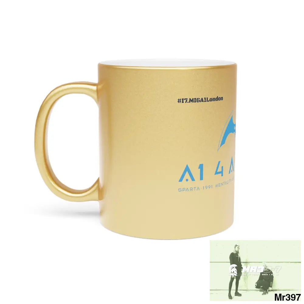 A1 4 A Reason #I7MI6A1London Metallic Mug (Silver\Gold) Mug