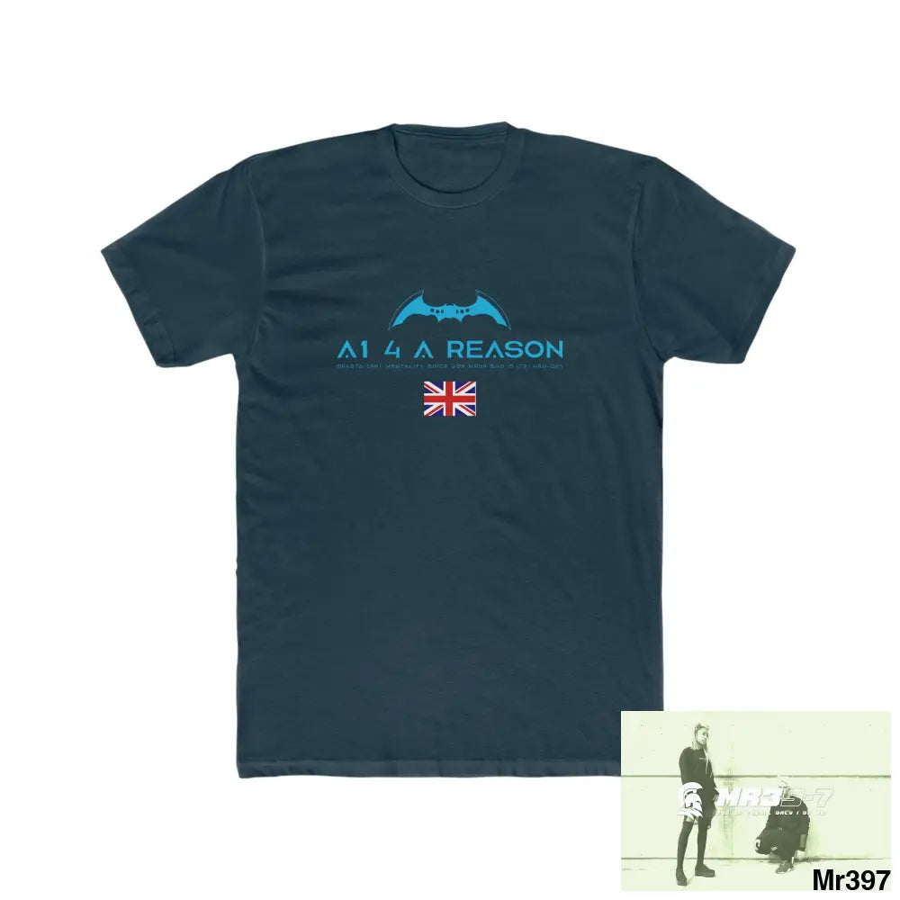A1 4 A Reason Kenya 2015 Men’s Cotton Crew Tee Solid Midnight Navy / XS T-Shirt