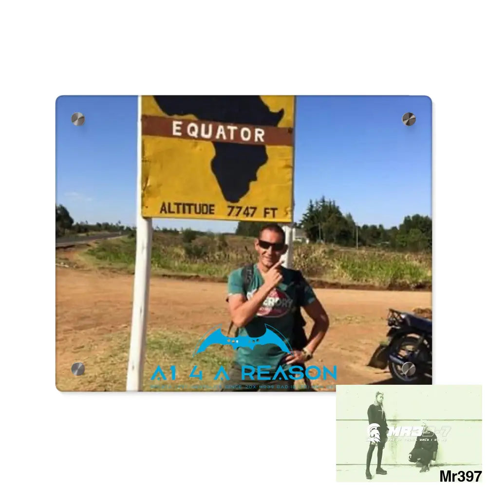 A1 4 A Reason Kenya Equator Tactical pick up 2015 Acrylic Wall Art Panels 14″ x 11″ (Horizontal) / 0.25’’ Home Decor