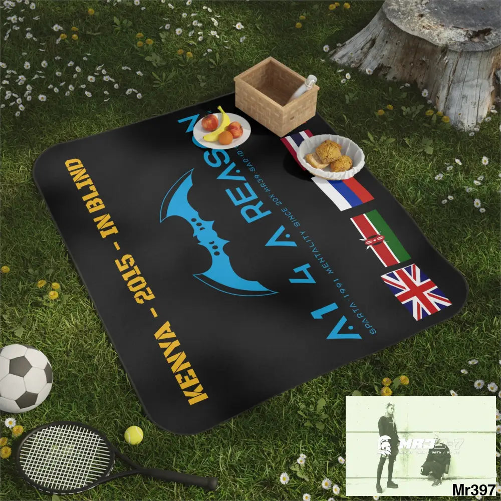 A1 4 A Reason Kenya Picnic Blanket 61’’ × 51’’ Home Decor