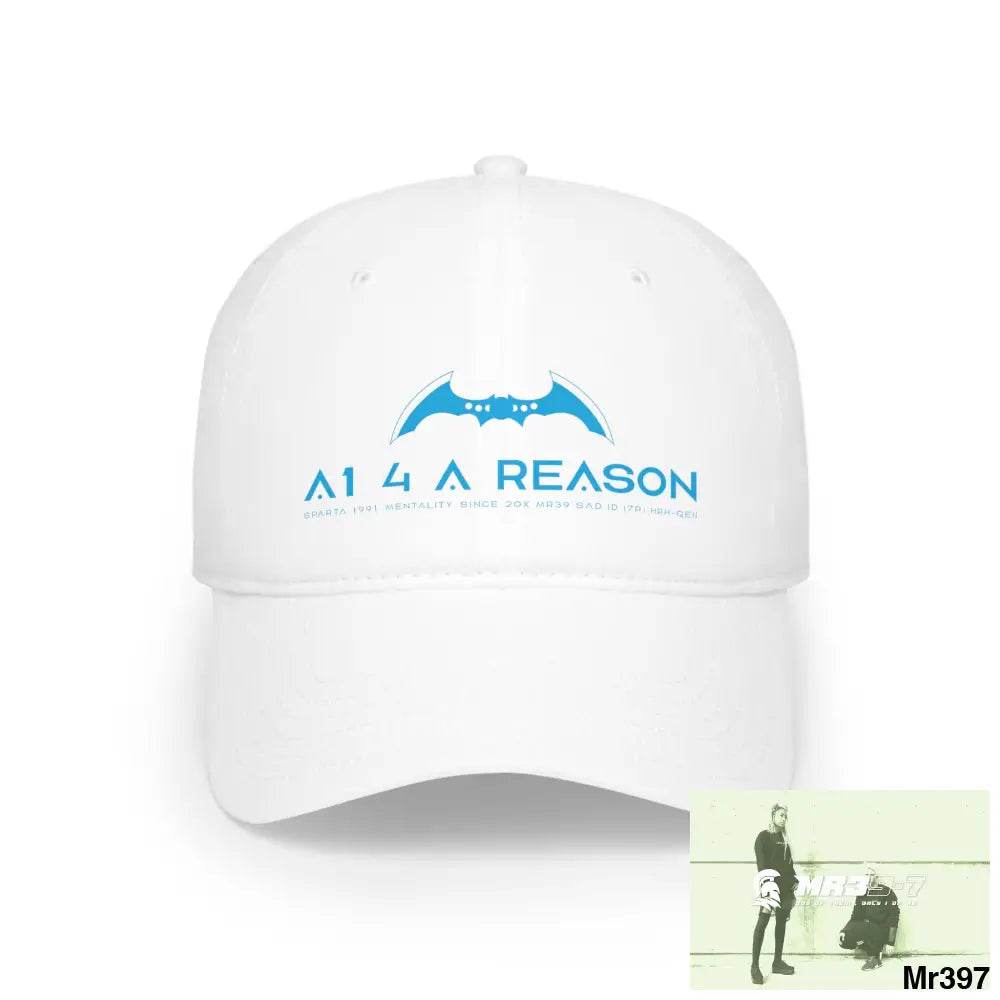 A1 4 A Reason Low Profile Baseball Cap White / One size Hats
