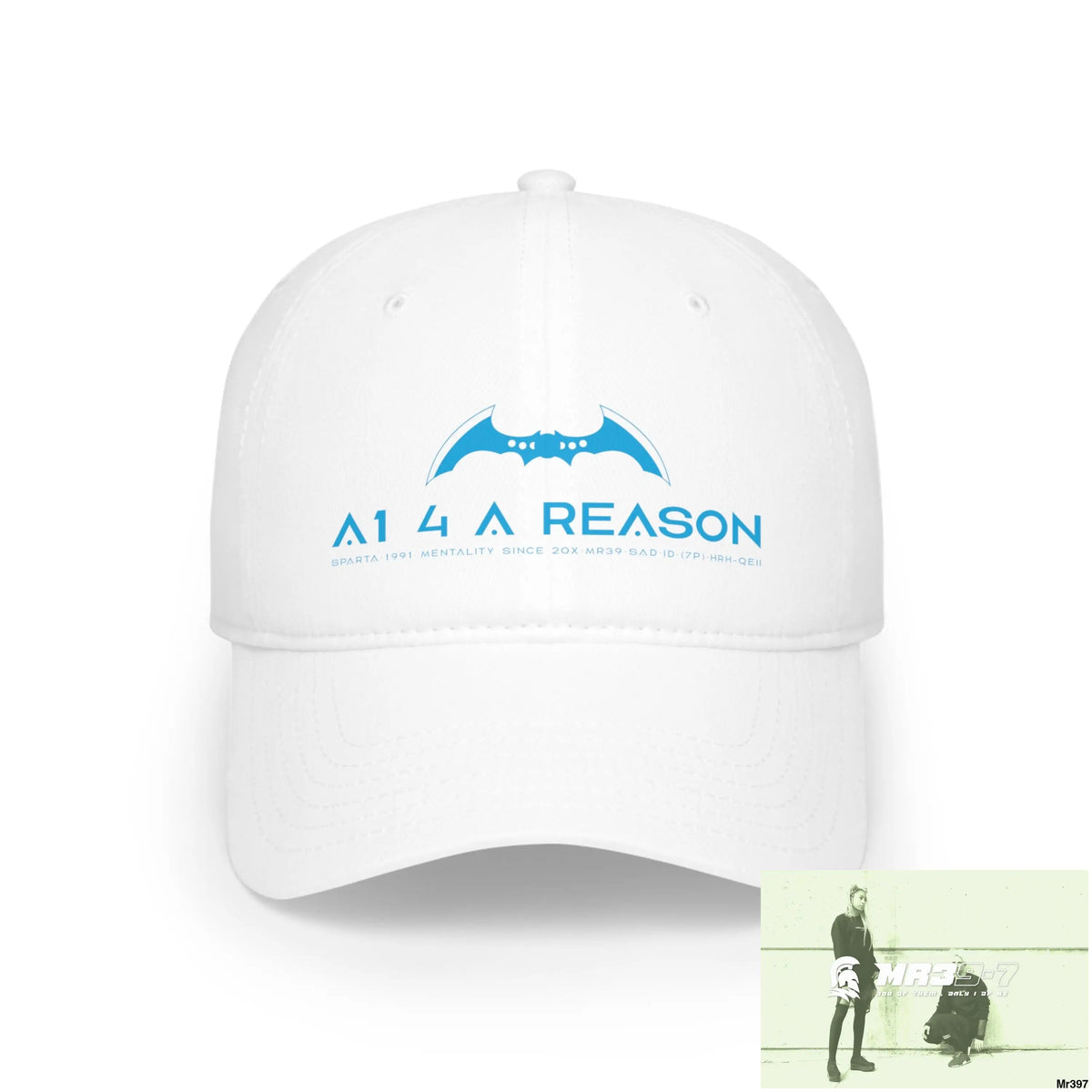 A1 4 A Reason Low Profile Baseball Cap White / One size Hats