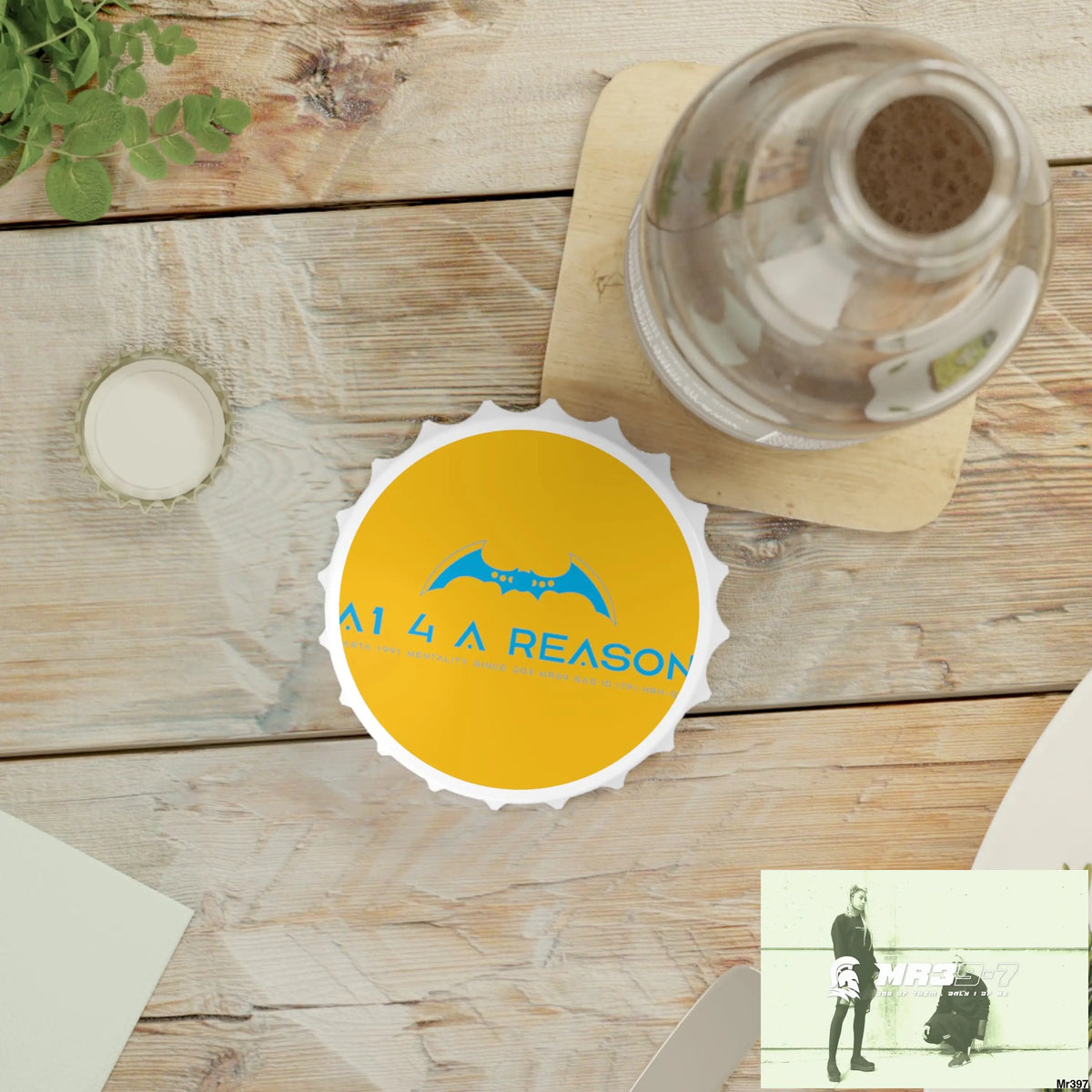 A1 4 A Reason Magnetic Bottle Opener One size / White Accessories