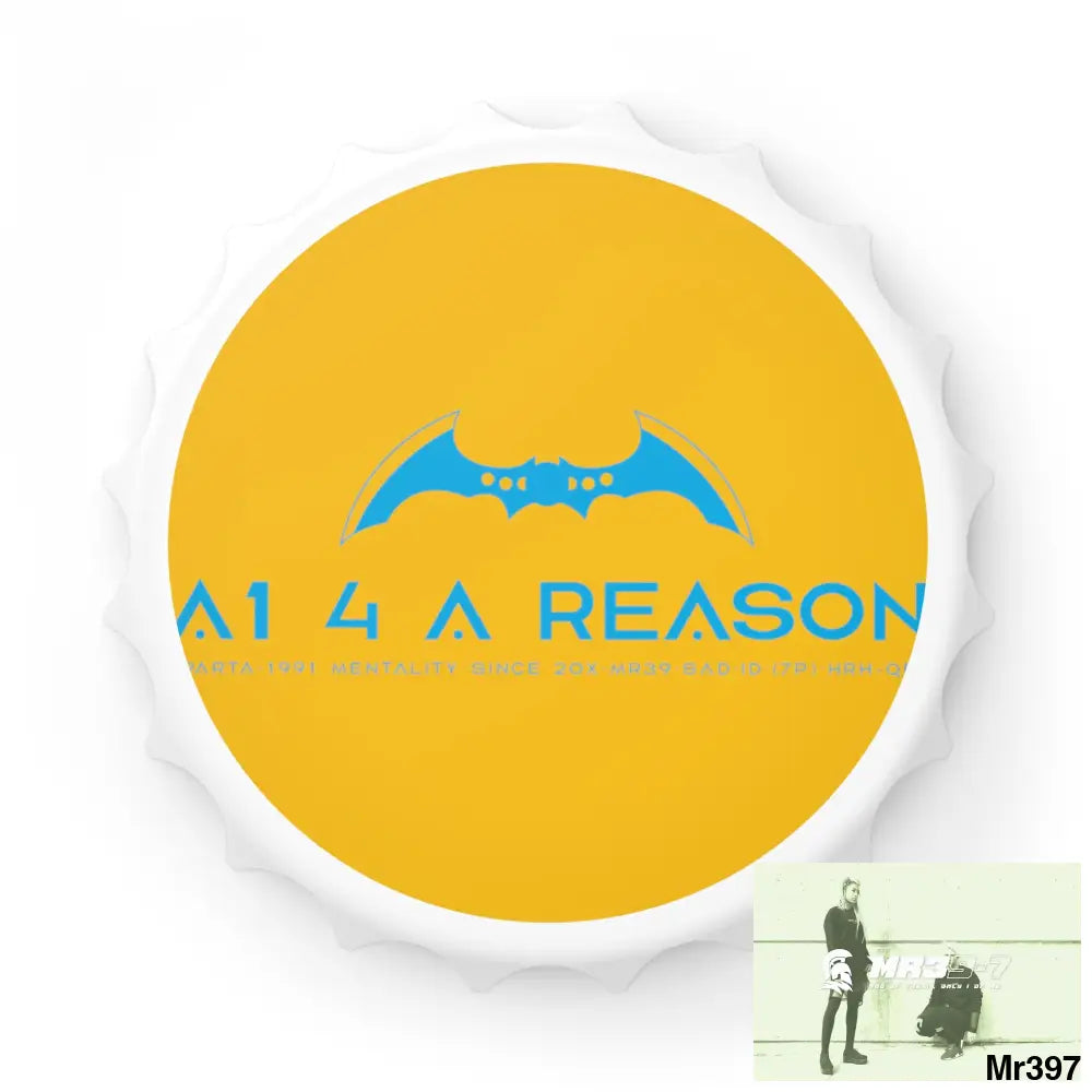 A1 4 A Reason Magnetic Bottle Opener One size / White Accessories