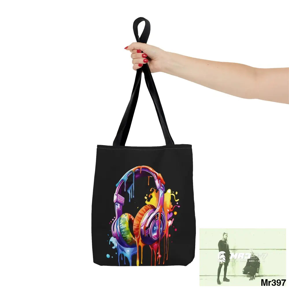 A1 4 A Reason Melting Headphones Tote Bag (AOP) Bags