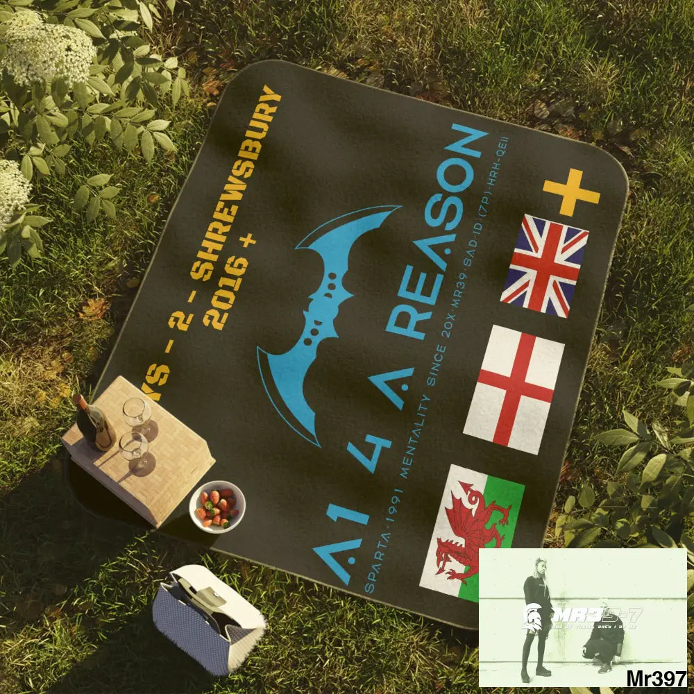 A1 4 A Reason move. Picnic Blanket 61’’ × 51’’ Home Decor