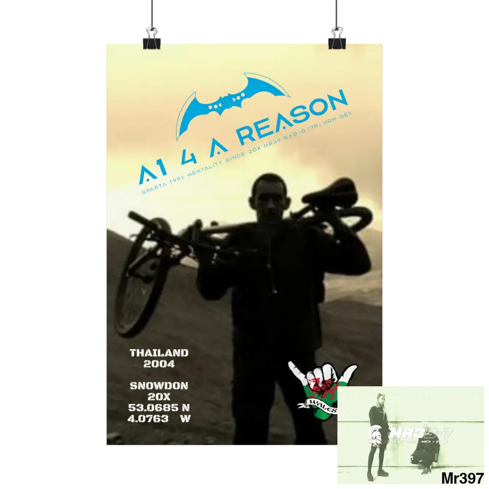 A1 4 A Reason My birthday Beating not 20X Snowdon Matte Vertical Posters 11’’ x 16’’ / Matte Poster