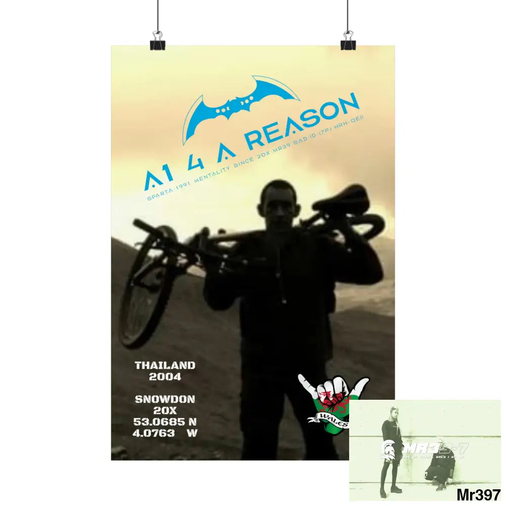 A1 4 A Reason My birthday Beating not 20X Snowdon Matte Vertical Posters 13’’ x 19’’ / Matte Poster
