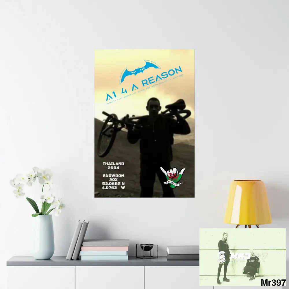 A1 4 A Reason My birthday Beating not 20X Snowdon Matte Vertical Posters Poster