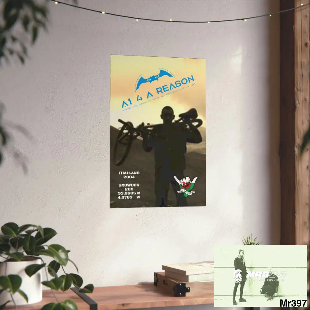 A1 4 A Reason My birthday Beating not 20X Snowdon Matte Vertical Posters Poster