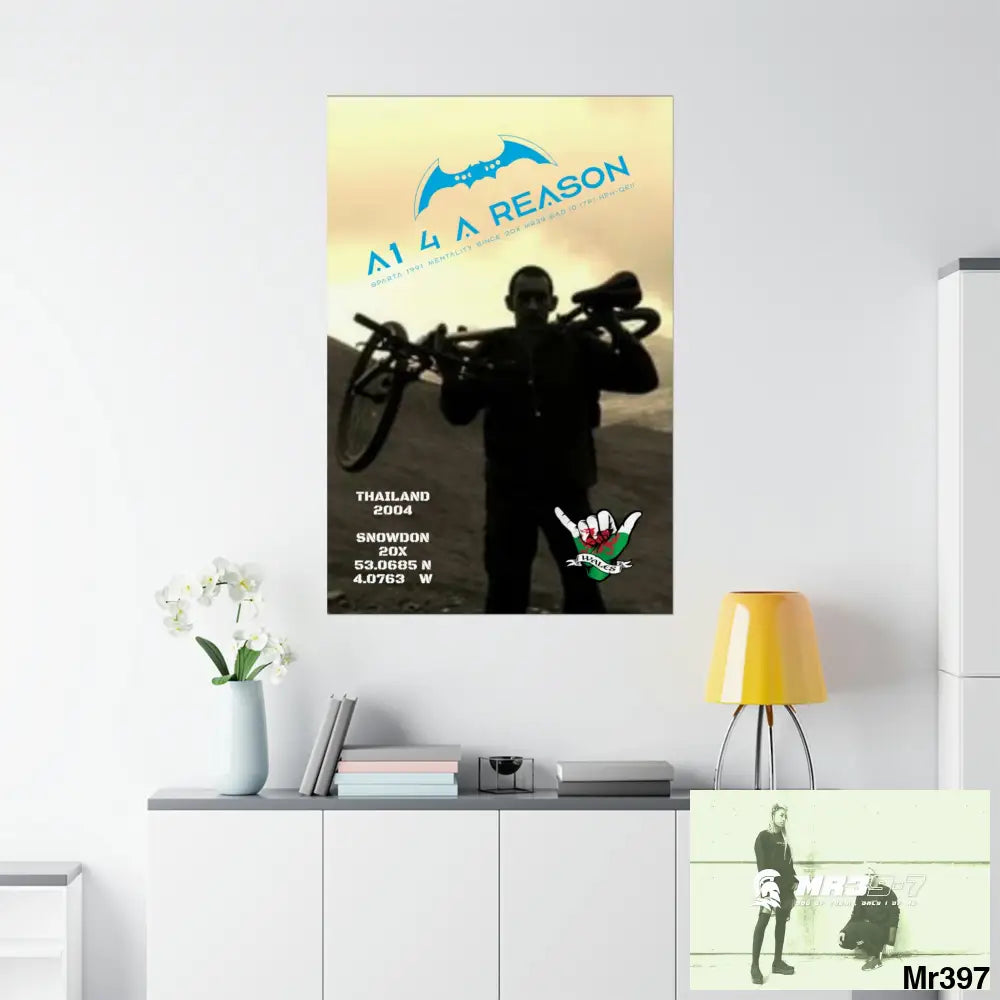 A1 4 A Reason My birthday Beating not 20X Snowdon Matte Vertical Posters Poster