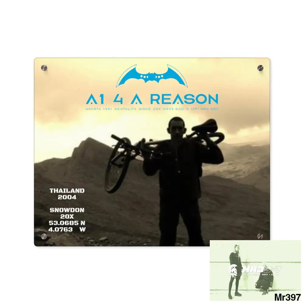 A1 4 A Reason My Planned Birthday Death Snowdon 20X (SAS?!) Thailand 04 Link Up Acrylic Wall Art Panels 20″ x 16″
