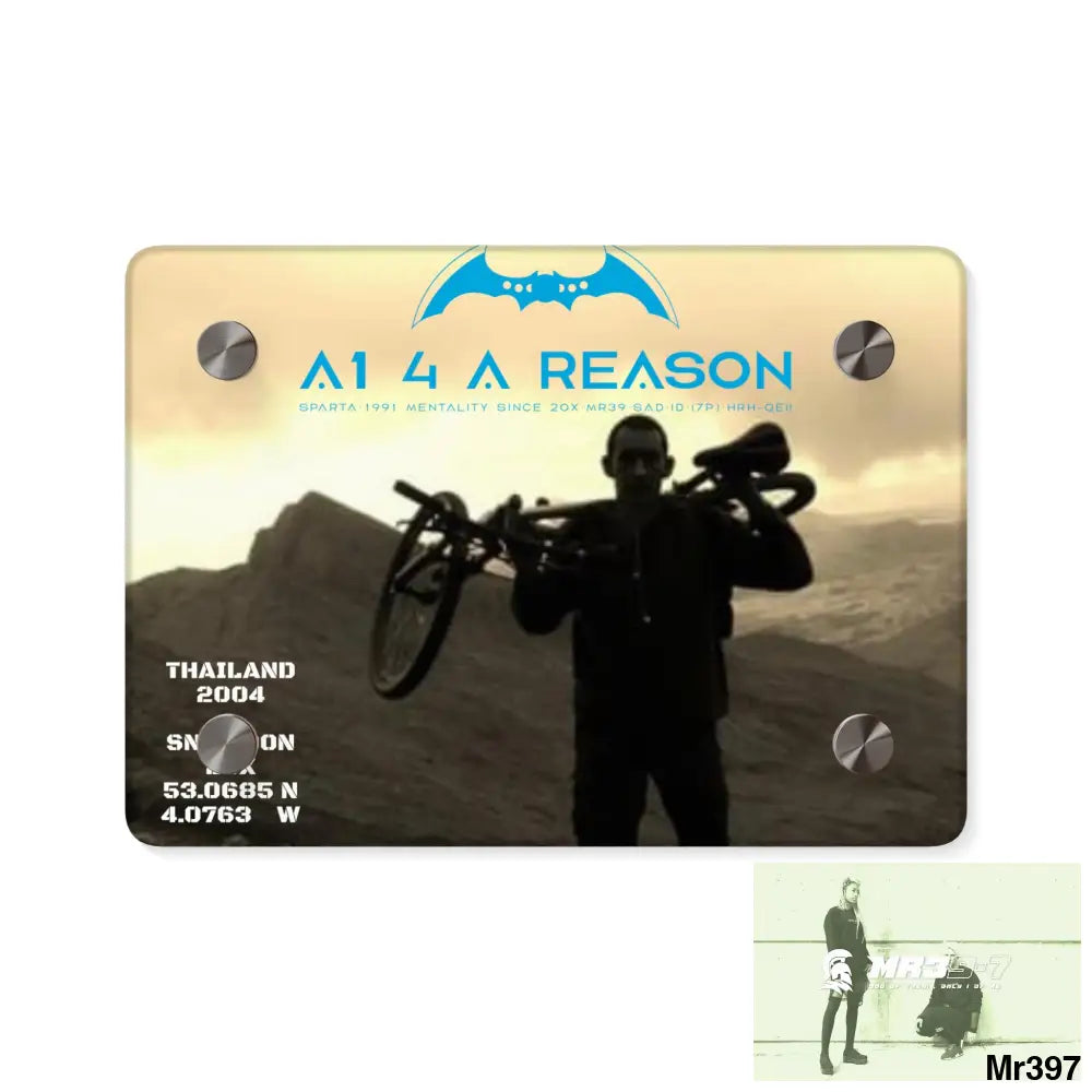 A1 4 A Reason My Planned Birthday Death Snowdon 20X (SAS?!) Thailand 04 Link Up Acrylic Wall Art Panels 7’’ x 5’’