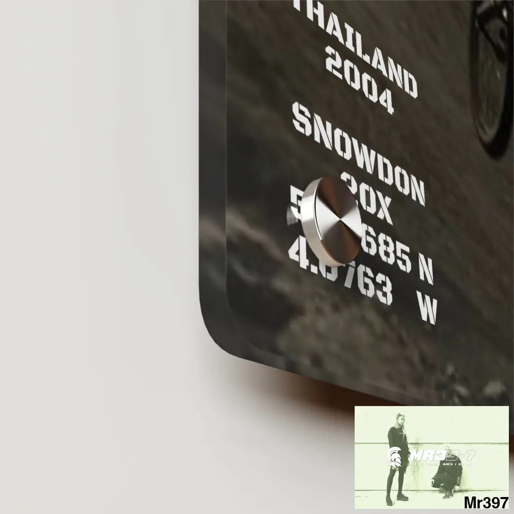 A1 4 A Reason My Planned Birthday Death Snowdon 20X (SAS?!) Thailand 04 Link Up Acrylic Wall Art Panels Home Decor