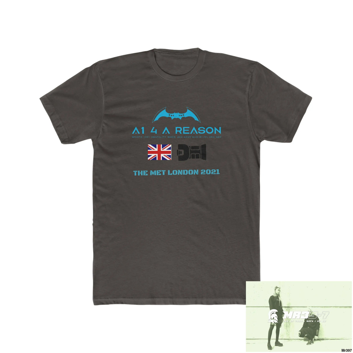 A1 4 A Reason One flew over the redwoods centre - Men’s Cotton Crew Tee Solid Dark Chocolate / S T-Shirt
