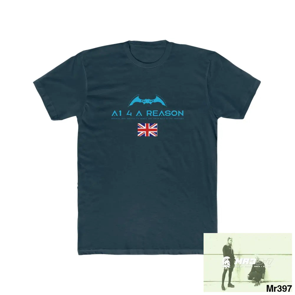A1 4 A Reason (SAS?) Thailand -2004 My Planned Death Men’s Cotton Crew Tee Solid Midnight Navy / XS T-Shirt