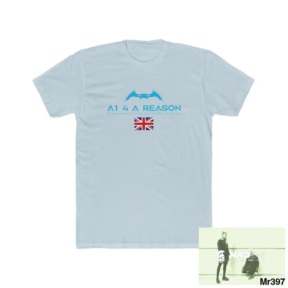 A1 4 A Reason Shrewsbury My Work 2022-23 - Men’s Cotton Crew Tee Solid Light Blue / S T-Shirt