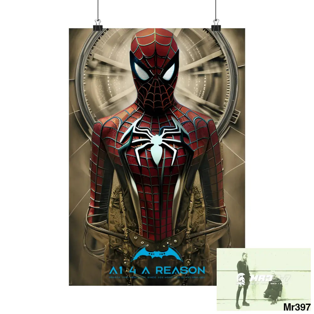A1 4 A Reason Steampunk SpiderMan Graphic Matte Vertical Posters 13’’ x 19’’ / Matte Poster