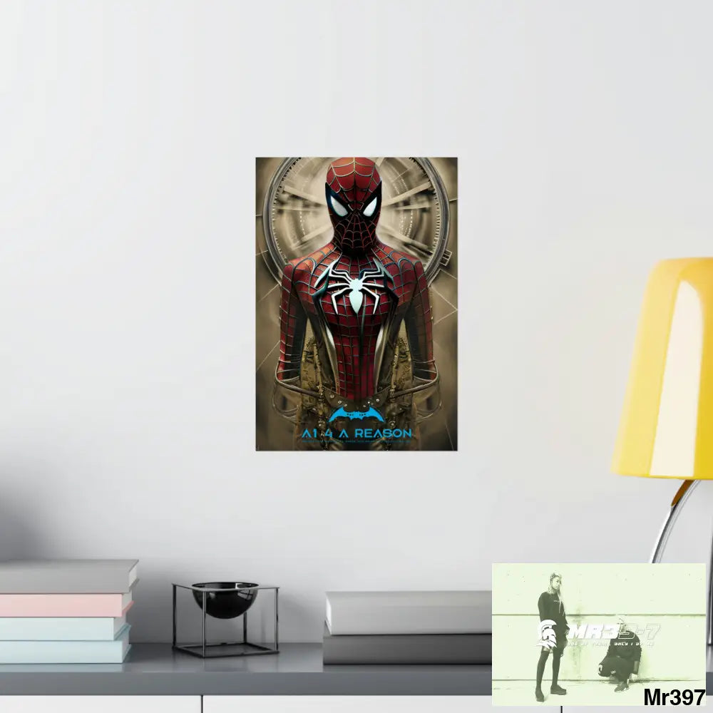 A1 4 A Reason Steampunk SpiderMan Graphic Matte Vertical Posters Poster