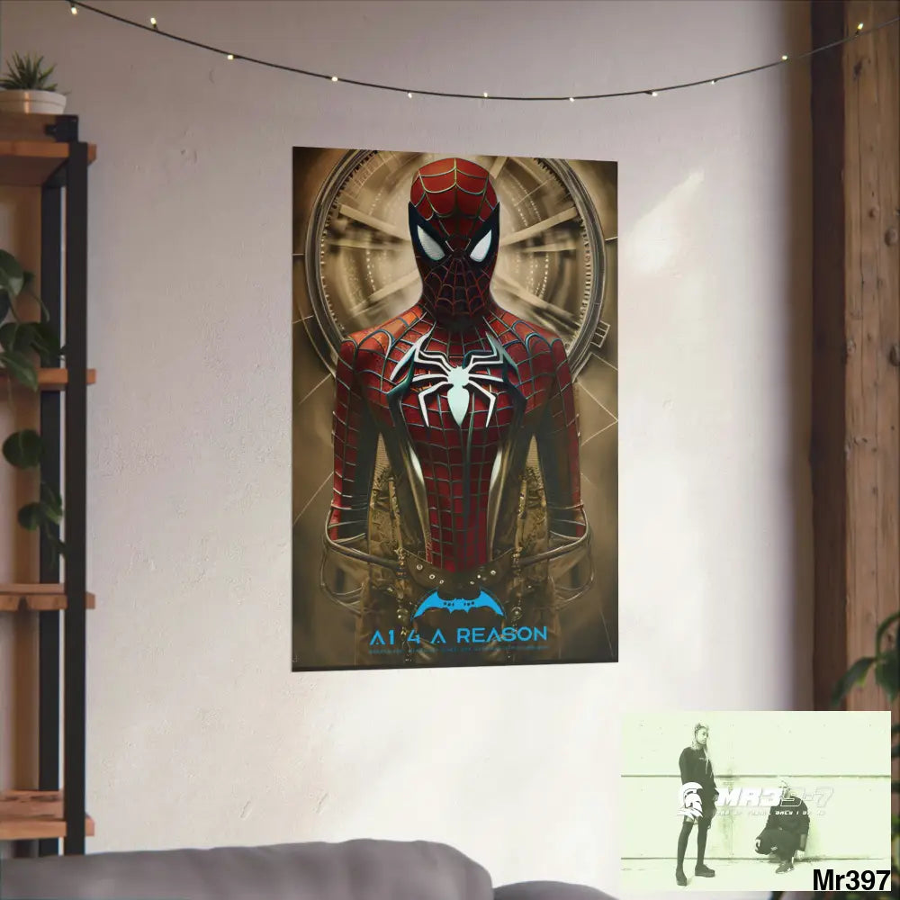 A1 4 A Reason Steampunk SpiderMan Graphic Matte Vertical Posters Poster