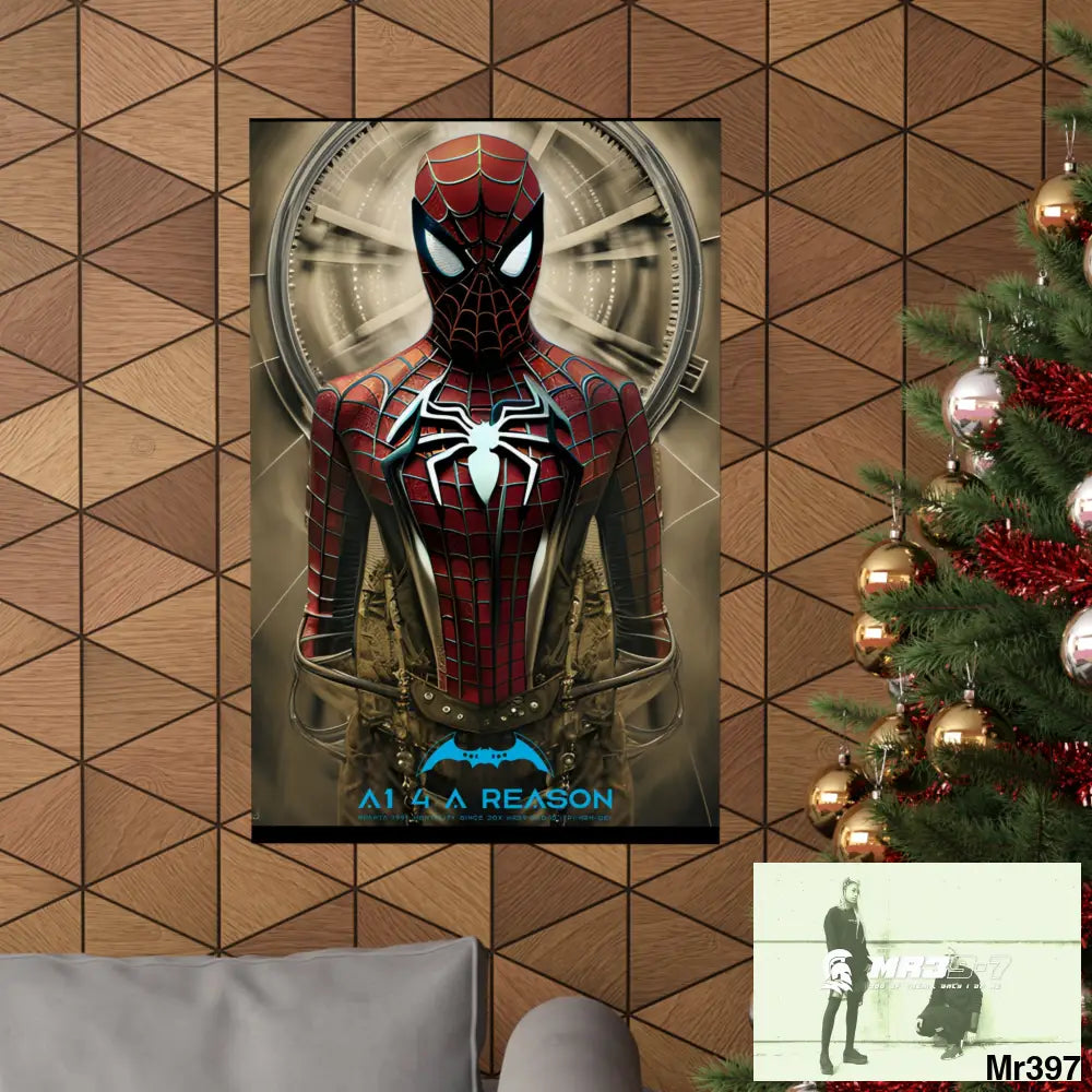 A1 4 A Reason Steampunk SpiderMan Graphic Matte Vertical Posters Poster