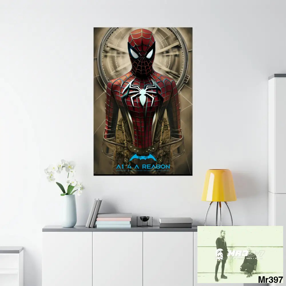 A1 4 A Reason Steampunk SpiderMan Graphic Matte Vertical Posters Poster