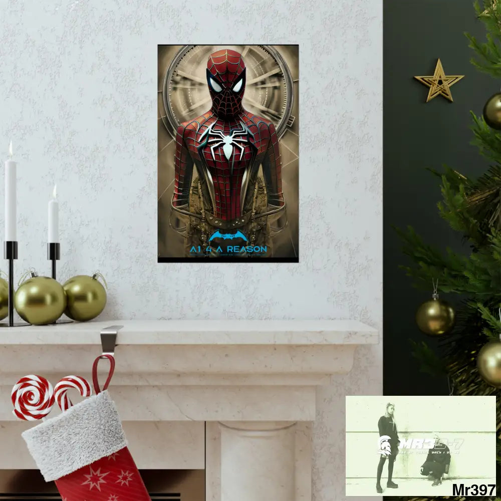 A1 4 A Reason Steampunk SpiderMan Graphic Matte Vertical Posters Poster