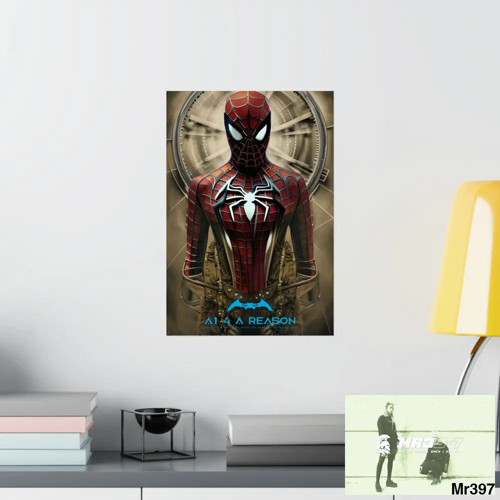 A1 4 A Reason Steampunk SpiderMan Graphic Matte Vertical Posters Poster