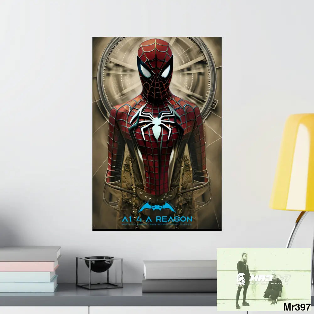 A1 4 A Reason Steampunk SpiderMan Graphic Matte Vertical Posters Poster