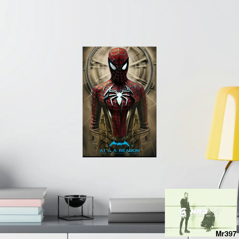 A1 4 A Reason Steampunk SpiderMan Graphic Matte Vertical Posters Poster