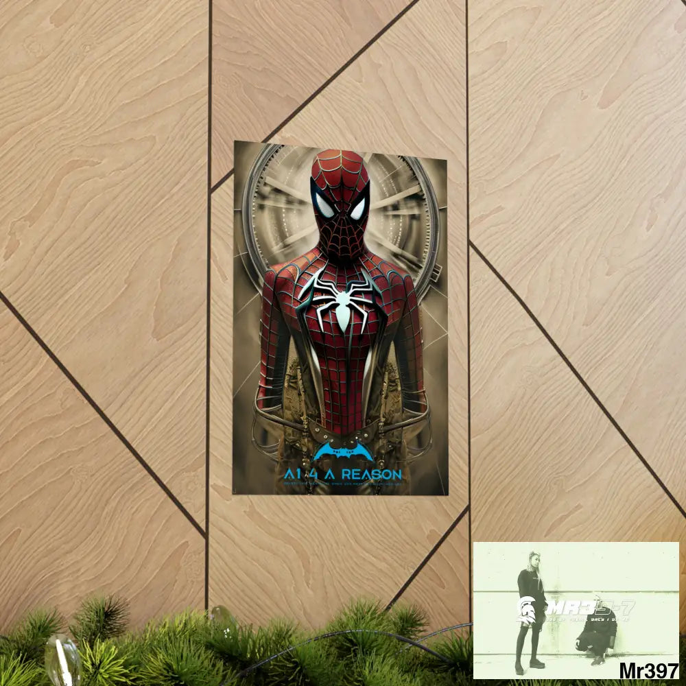 A1 4 A Reason Steampunk SpiderMan Graphic Matte Vertical Posters Poster