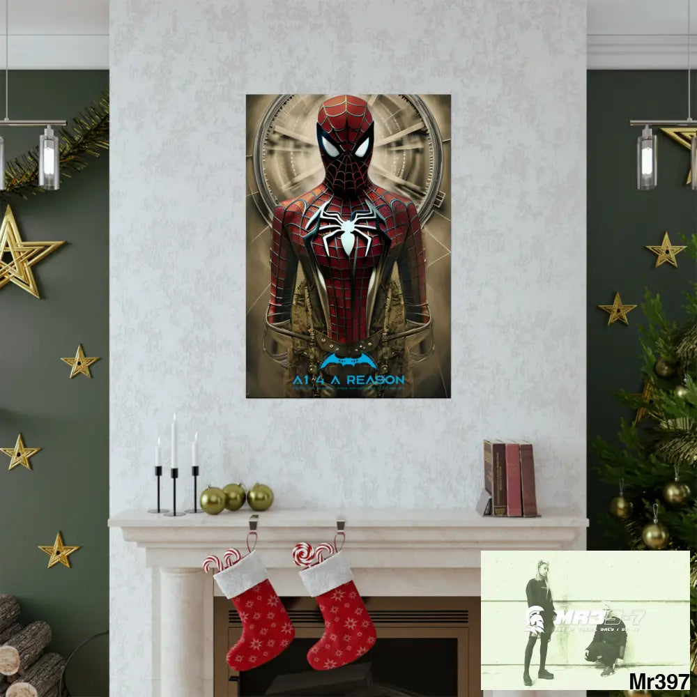 A1 4 A Reason Steampunk SpiderMan Graphic Matte Vertical Posters Poster