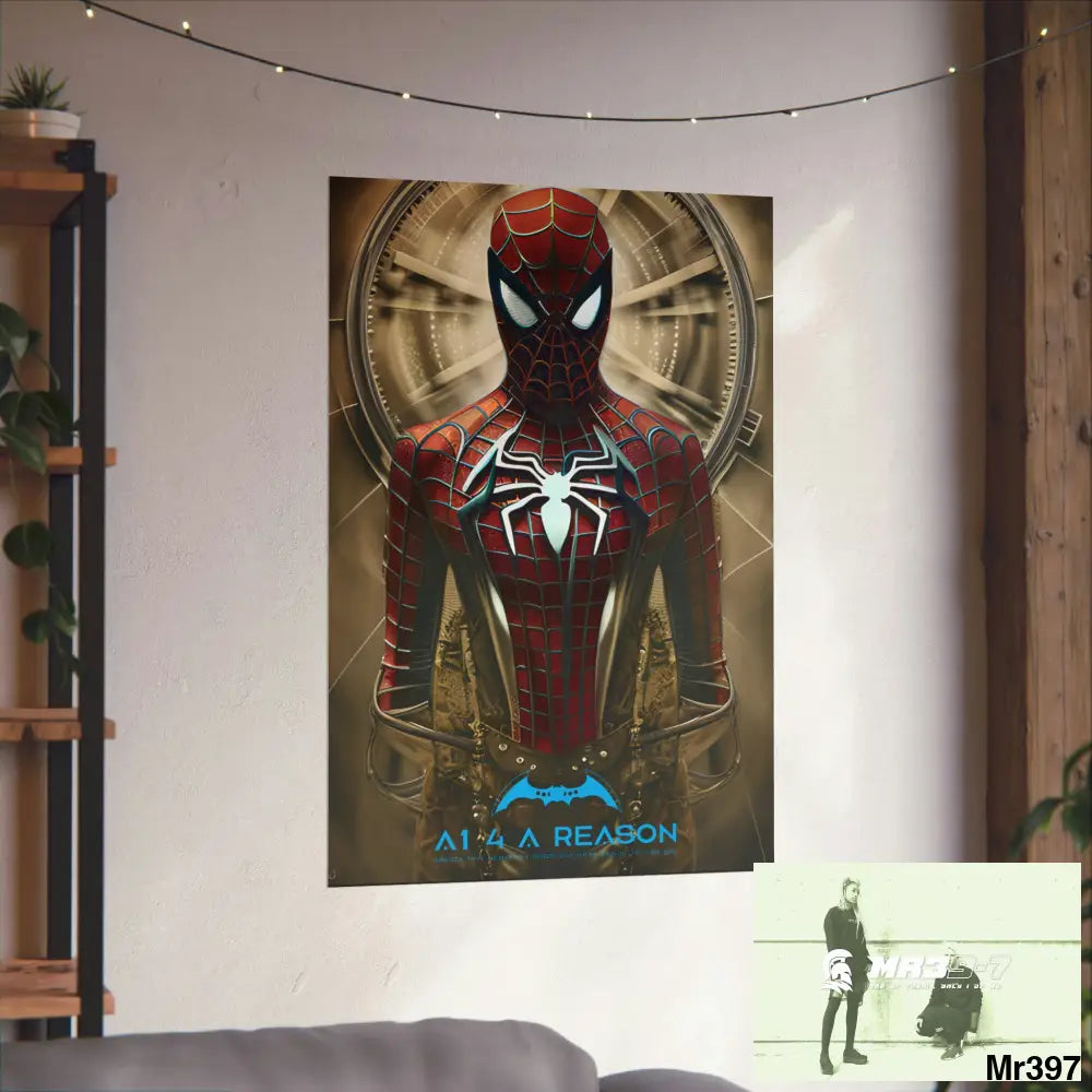 A1 4 A Reason Steampunk SpiderMan Graphic Matte Vertical Posters Poster