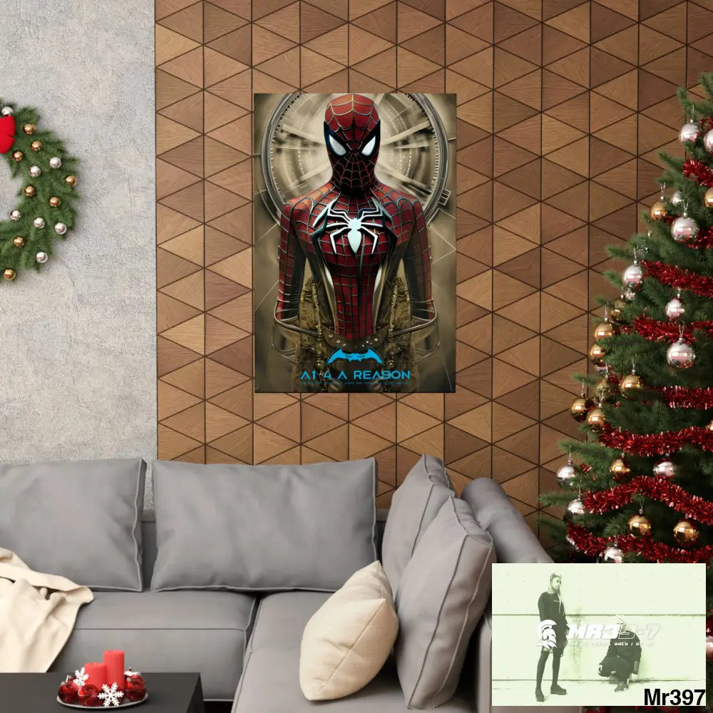 A1 4 A Reason Steampunk SpiderMan Graphic Matte Vertical Posters Poster