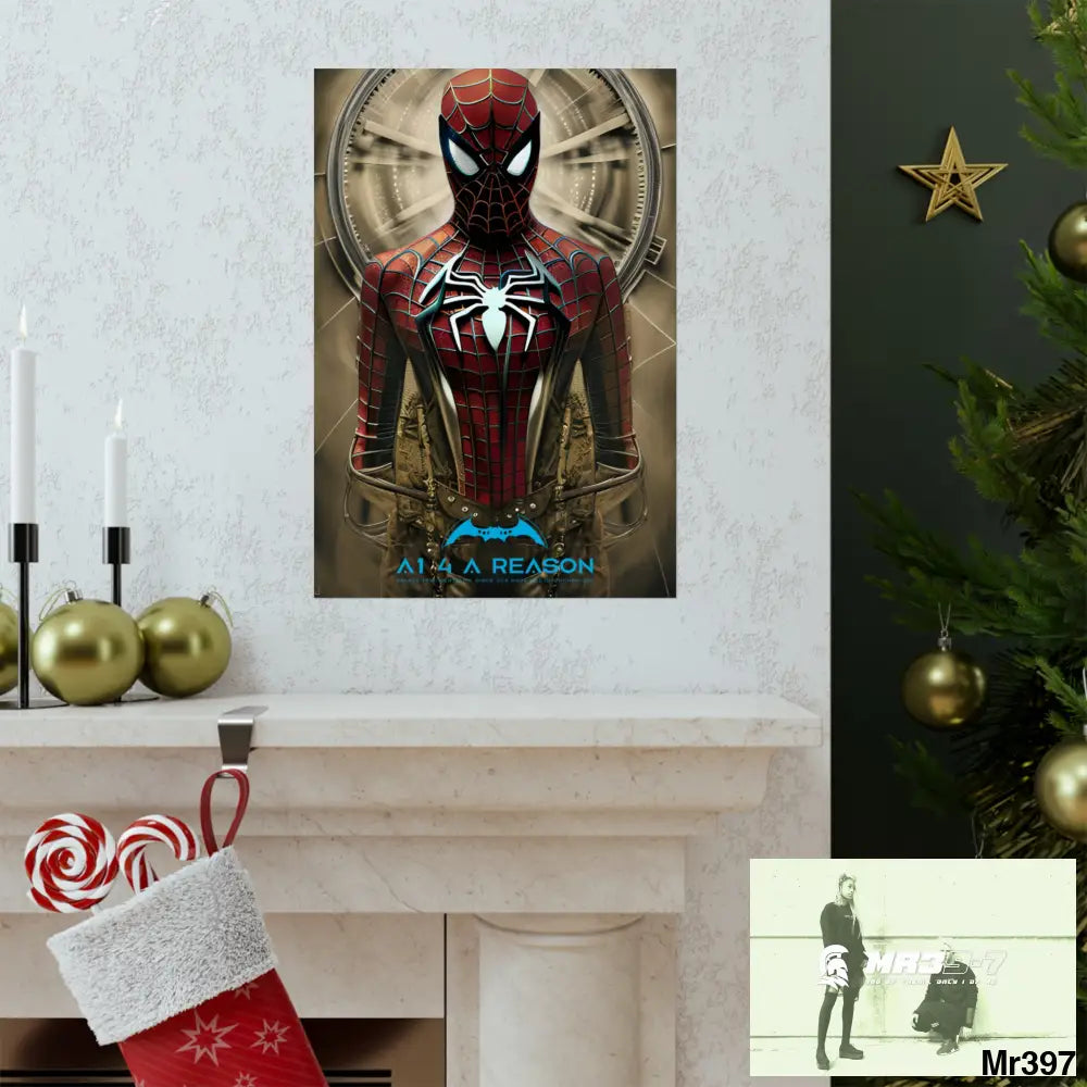 A1 4 A Reason Steampunk SpiderMan Graphic Matte Vertical Posters Poster