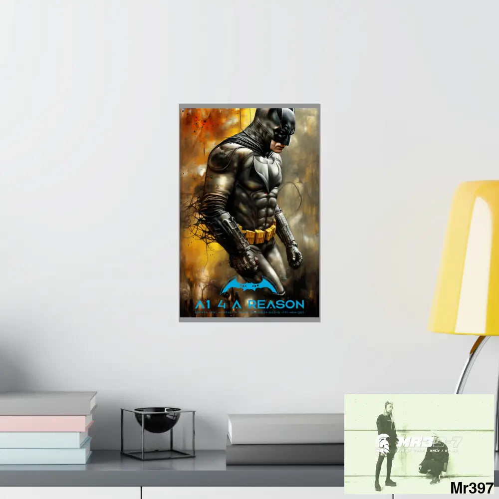 A1 4 A reason Super Resolution Batpain Steampunk Graphic Matte Vertical Posters 11’’ x 17’’ / Matte Poster