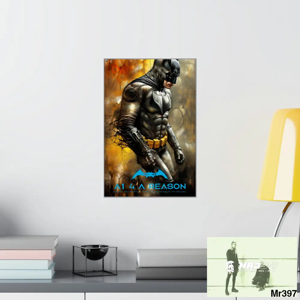 A1 4 A reason Super Resolution Batpain Steampunk Graphic Matte Vertical Posters 12″ x 18″ / Matte Poster