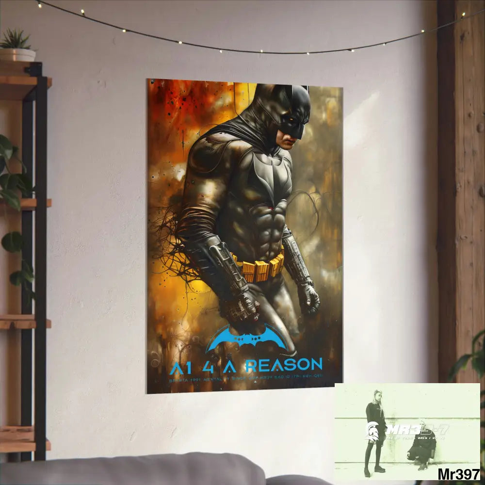 A1 4 A reason Super Resolution Batpain Steampunk Graphic Matte Vertical Posters Poster