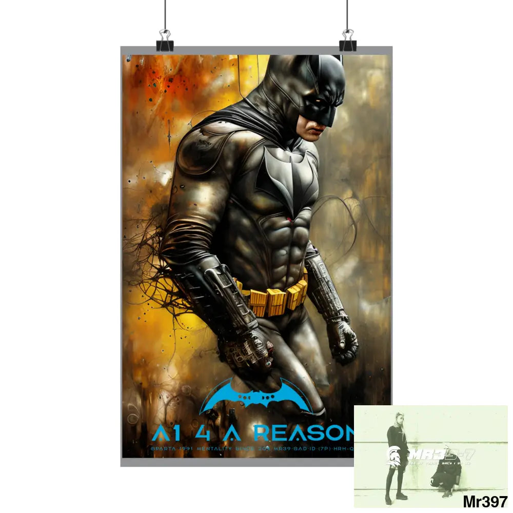 A1 4 A reason Super Resolution Batpain Steampunk Graphic Matte Vertical Posters Poster