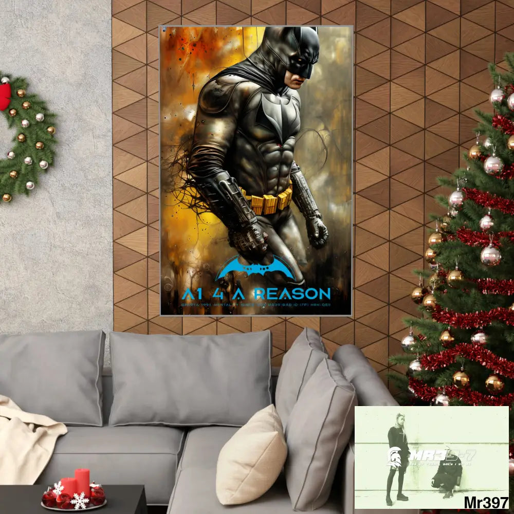 A1 4 A reason Super Resolution Batpain Steampunk Graphic Matte Vertical Posters Poster