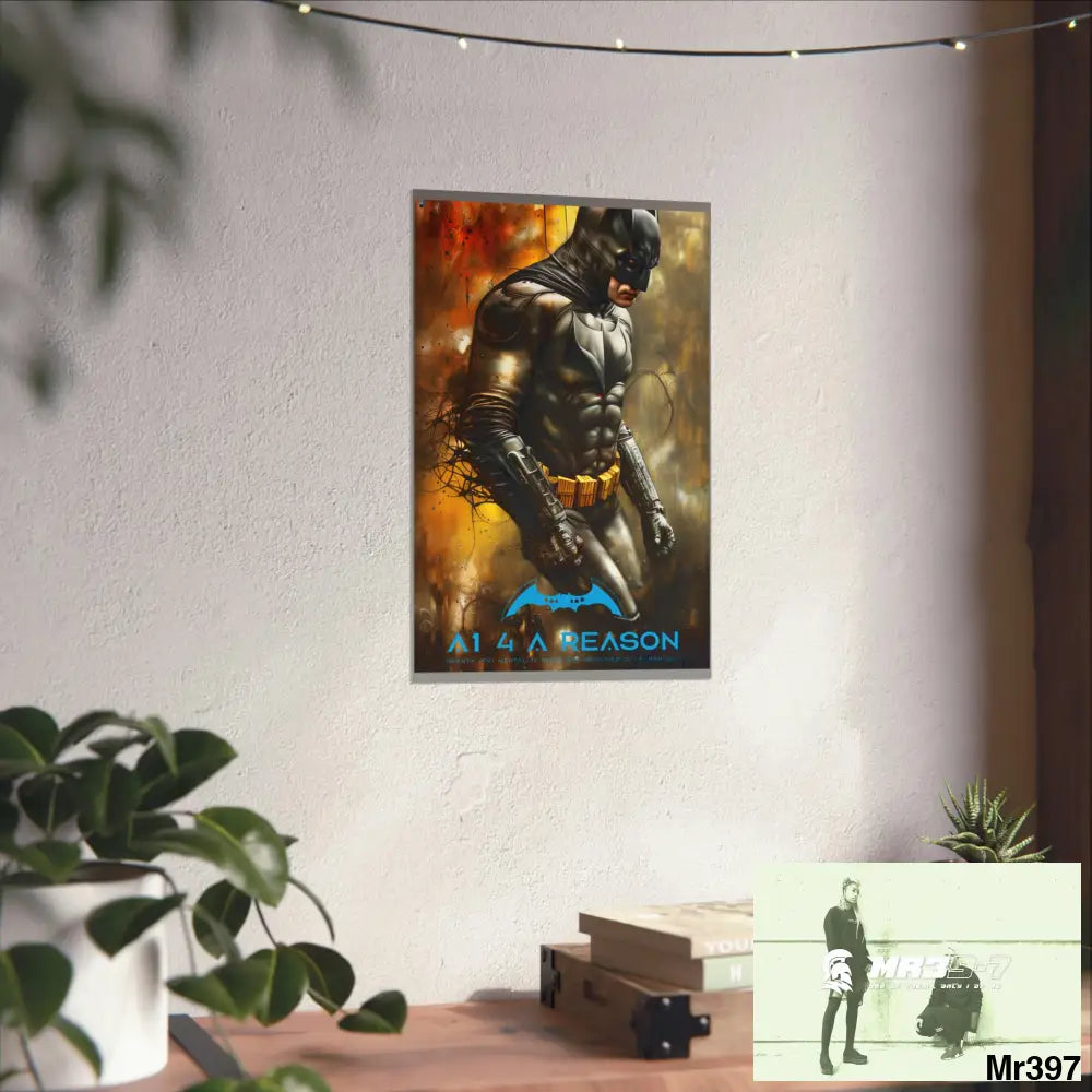 A1 4 A reason Super Resolution Batpain Steampunk Graphic Matte Vertical Posters Poster