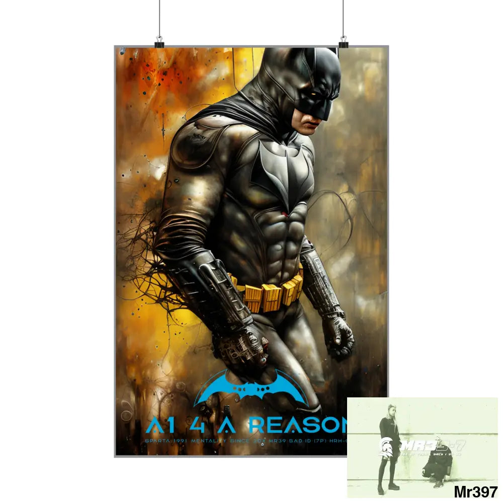 A1 4 A reason Super Resolution Batpain Steampunk Graphic Matte Vertical Posters Poster