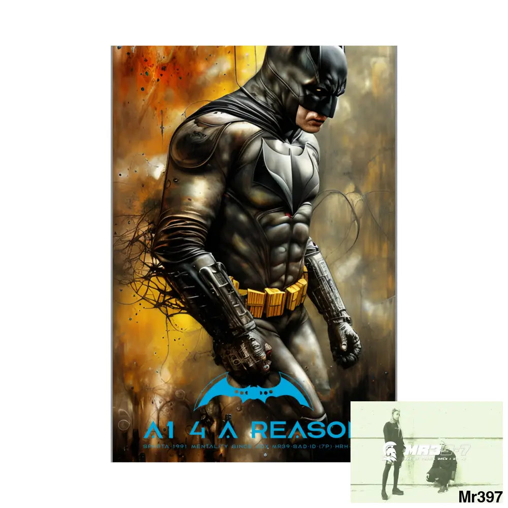 A1 4 A reason Super Resolution Batpain Steampunk Graphic Matte Vertical Posters Poster