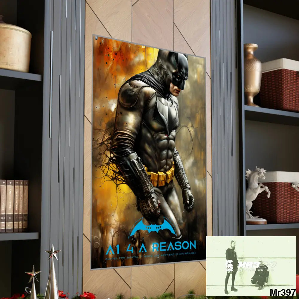 A1 4 A reason Super Resolution Batpain Steampunk Graphic Matte Vertical Posters Poster